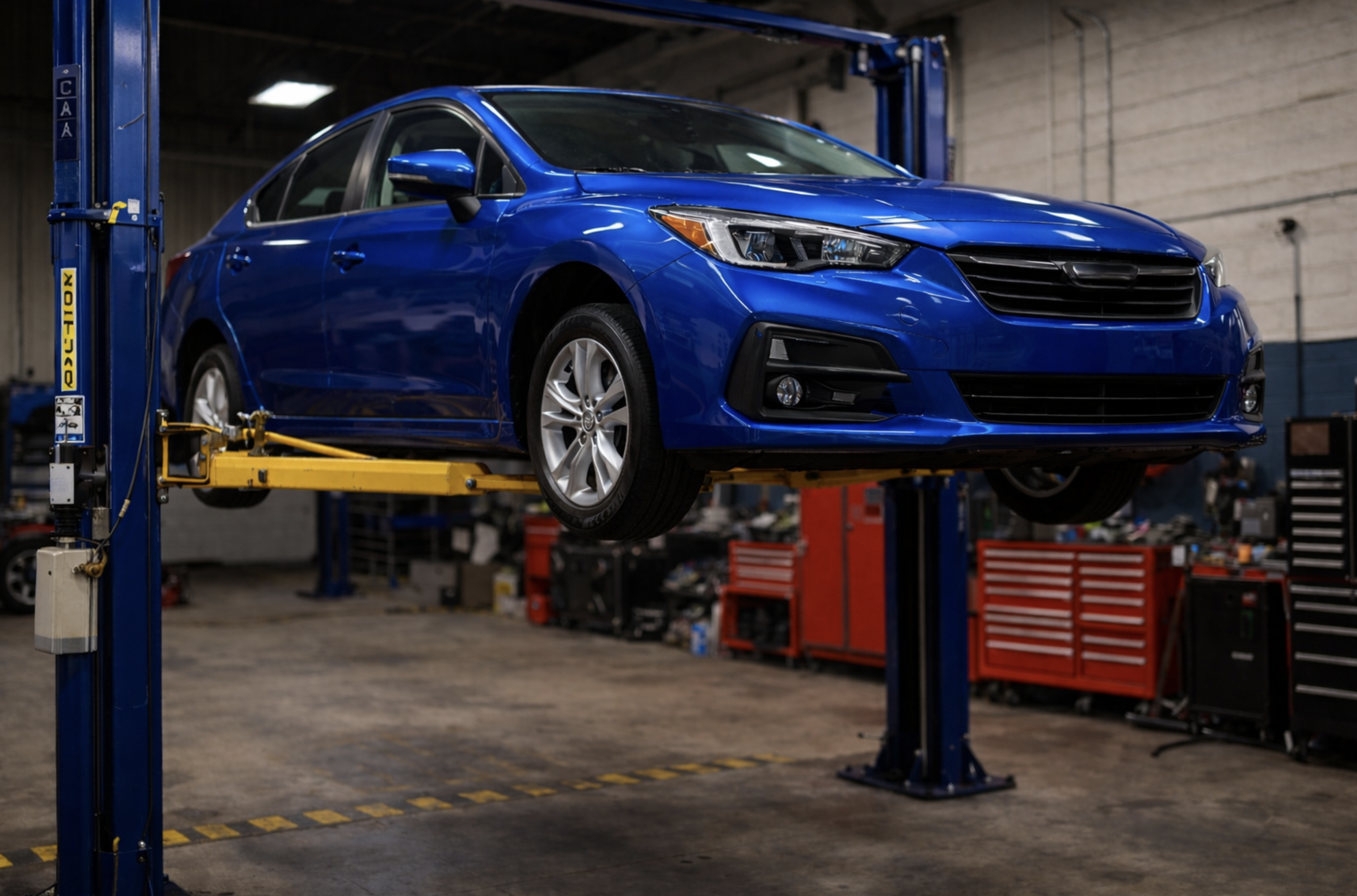 Brake service performed on a vehicle at Discount Brakes